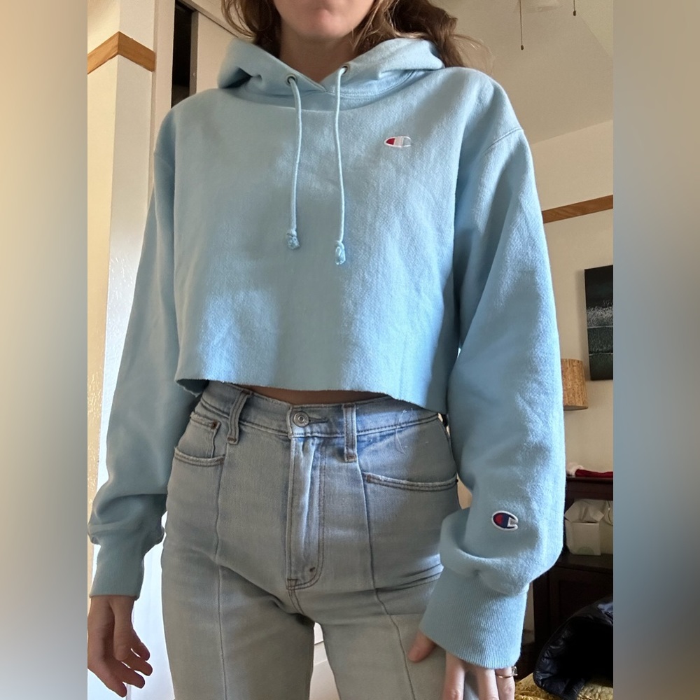 Champion crop sweatshirt